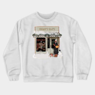 Comfy Christmas Café Crewneck Sweatshirt